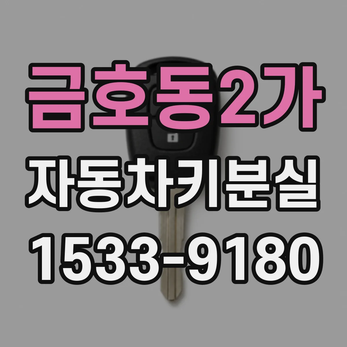 금호동2가 자동차키분실