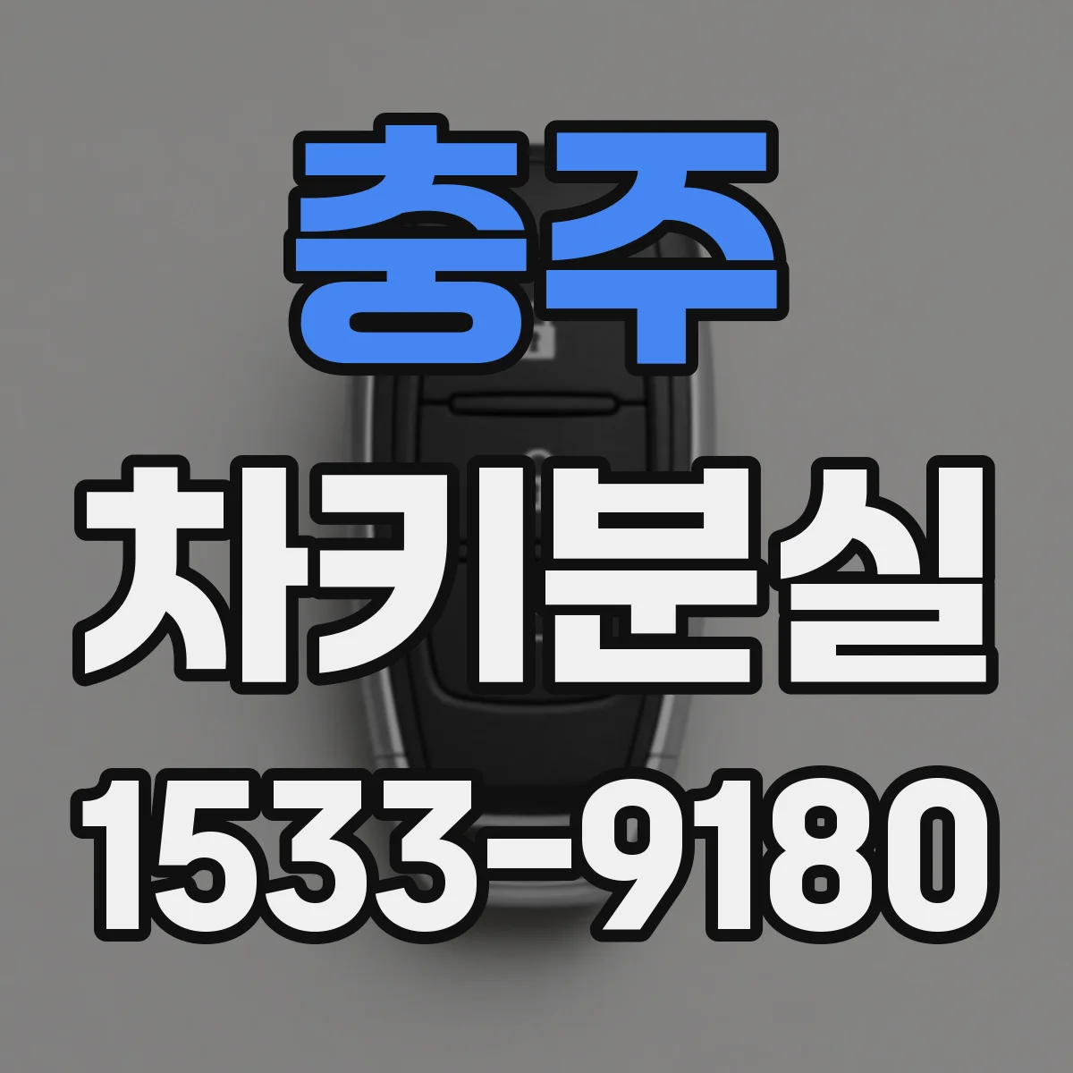 충주 차키분실