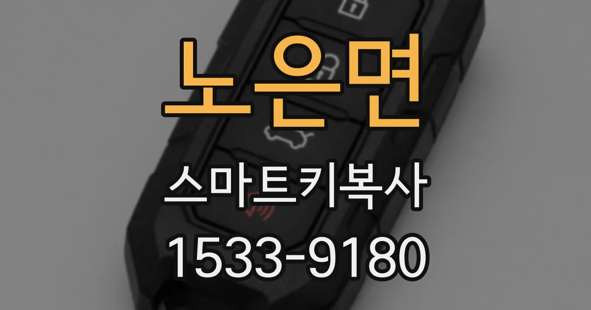 노은면 스마트키복사
