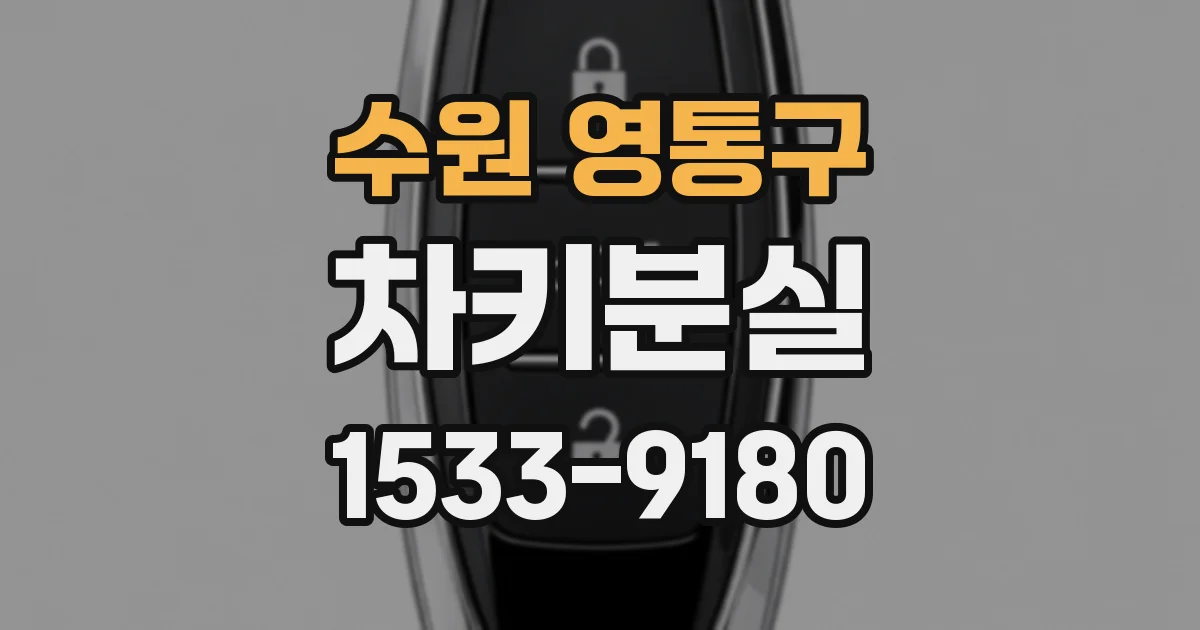수원 영통구 차키분실