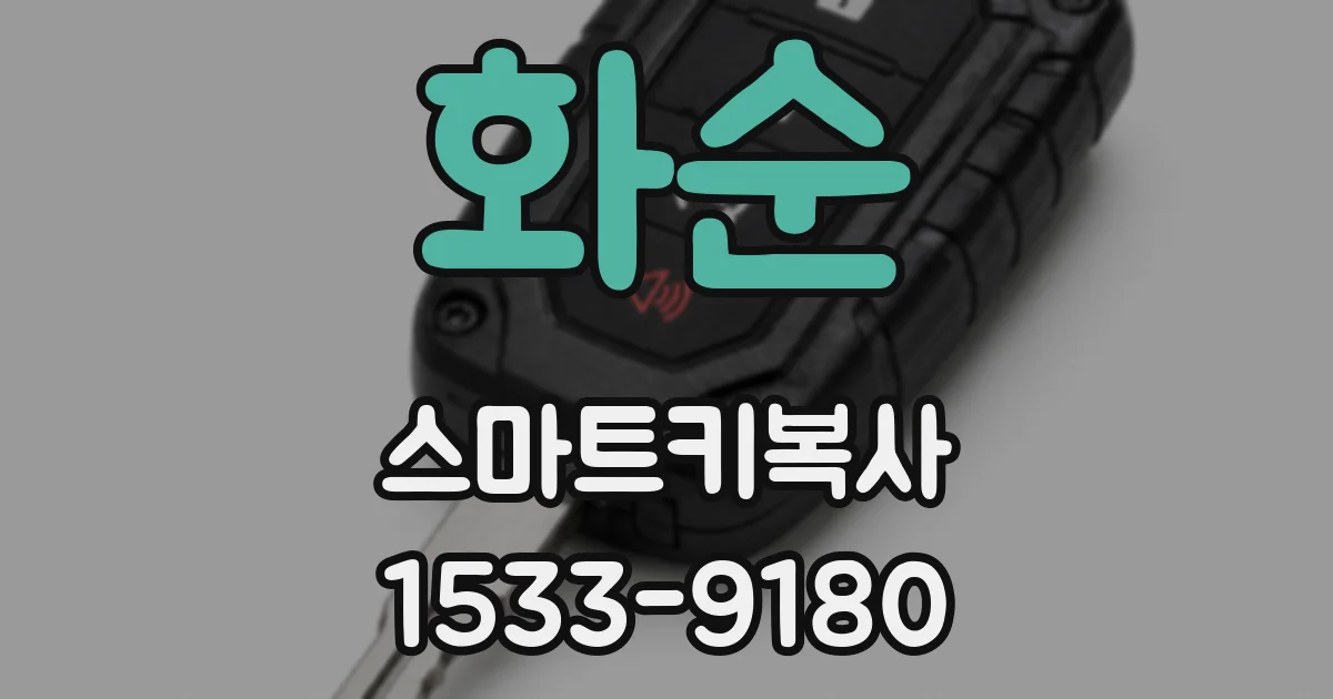화순 스마트키복사