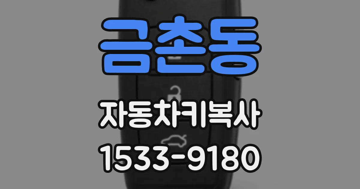 금촌동 자동차키복사