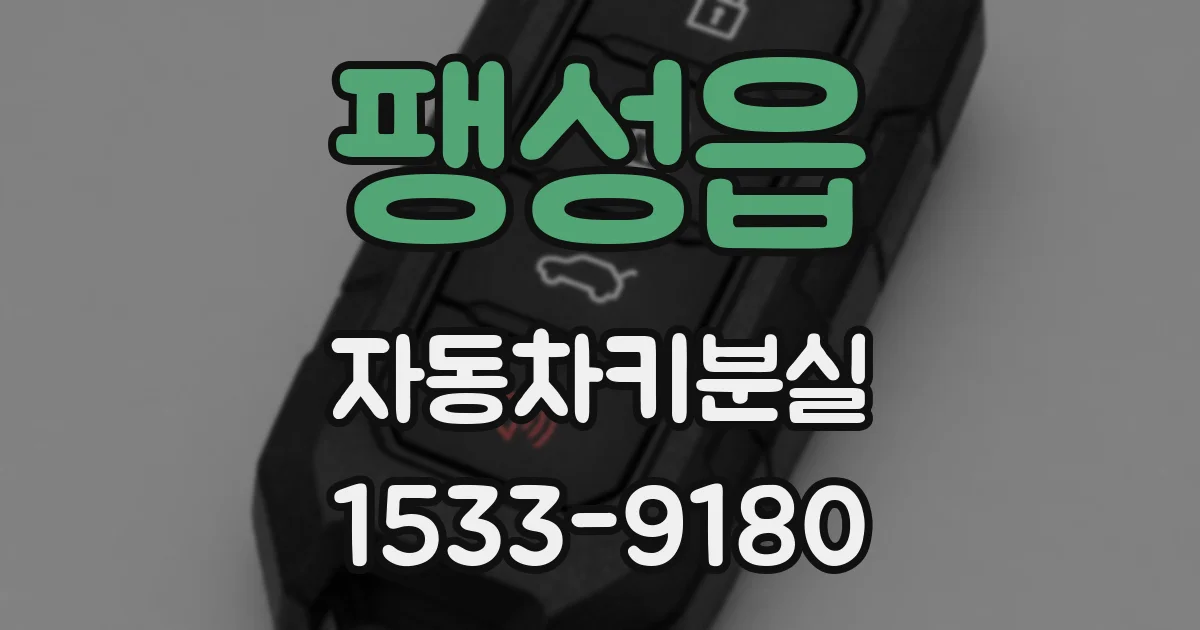 팽성읍 자동차키분실