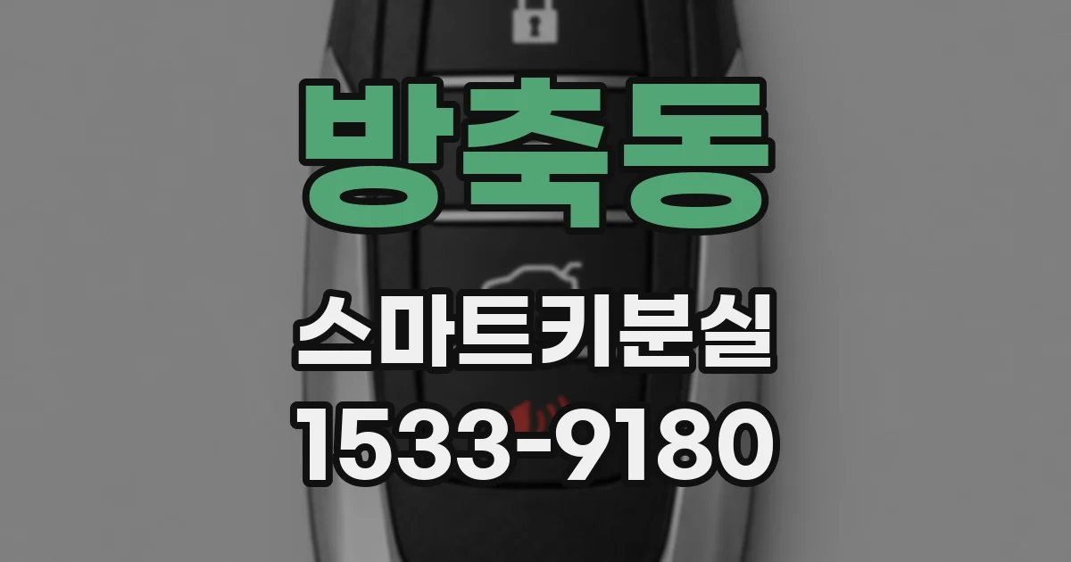 방축동 스마트키분실