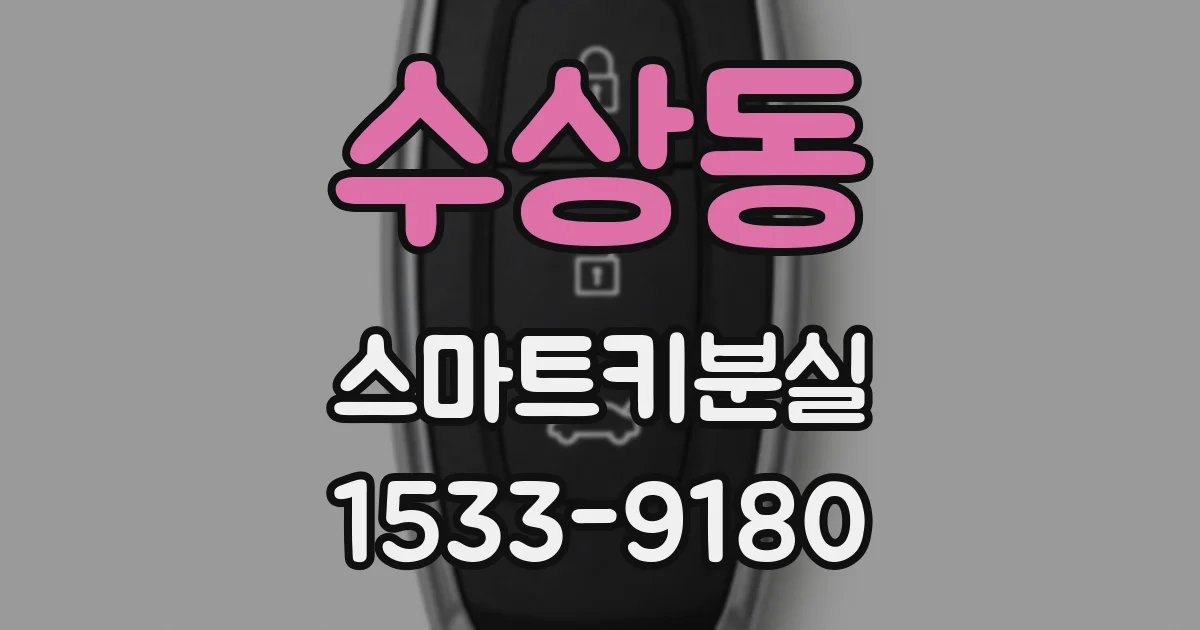 수상동 스마트키분실