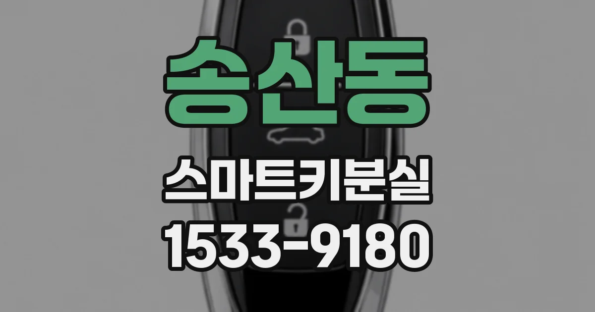 송산동 스마트키분실