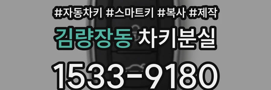 김량장동 차키분실