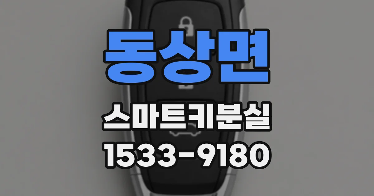 동상면 스마트키분실