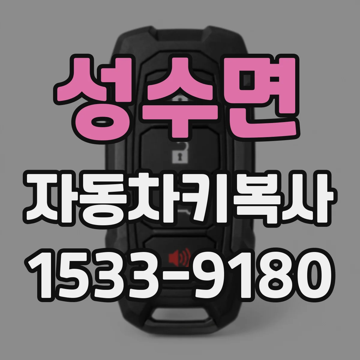 성수면 자동차키복사