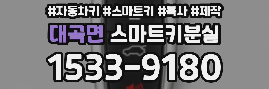 대곡면 스마트키분실