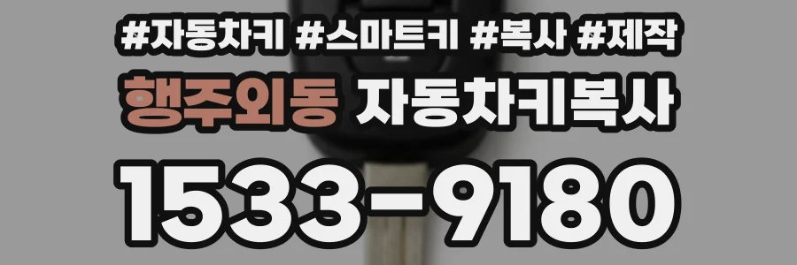 행주외동 자동차키복사