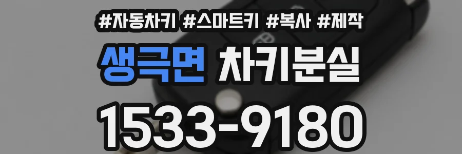 생극면 차키분실