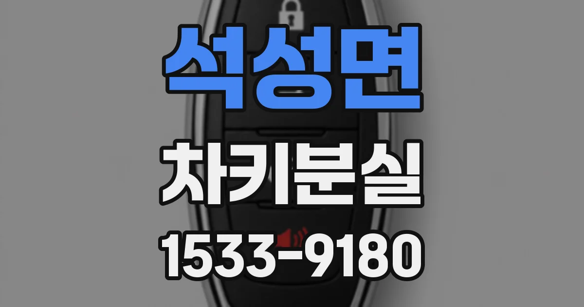 석성면 차키분실