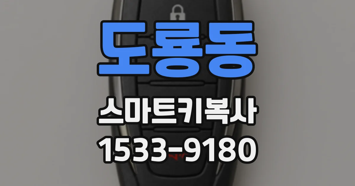도룡동 스마트키복사