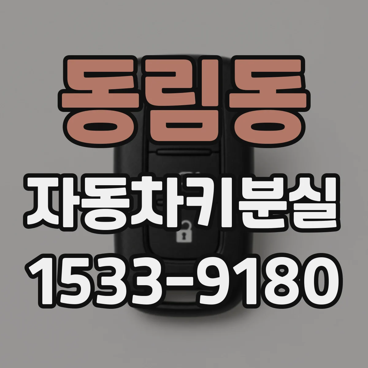 동림동 자동차키분실