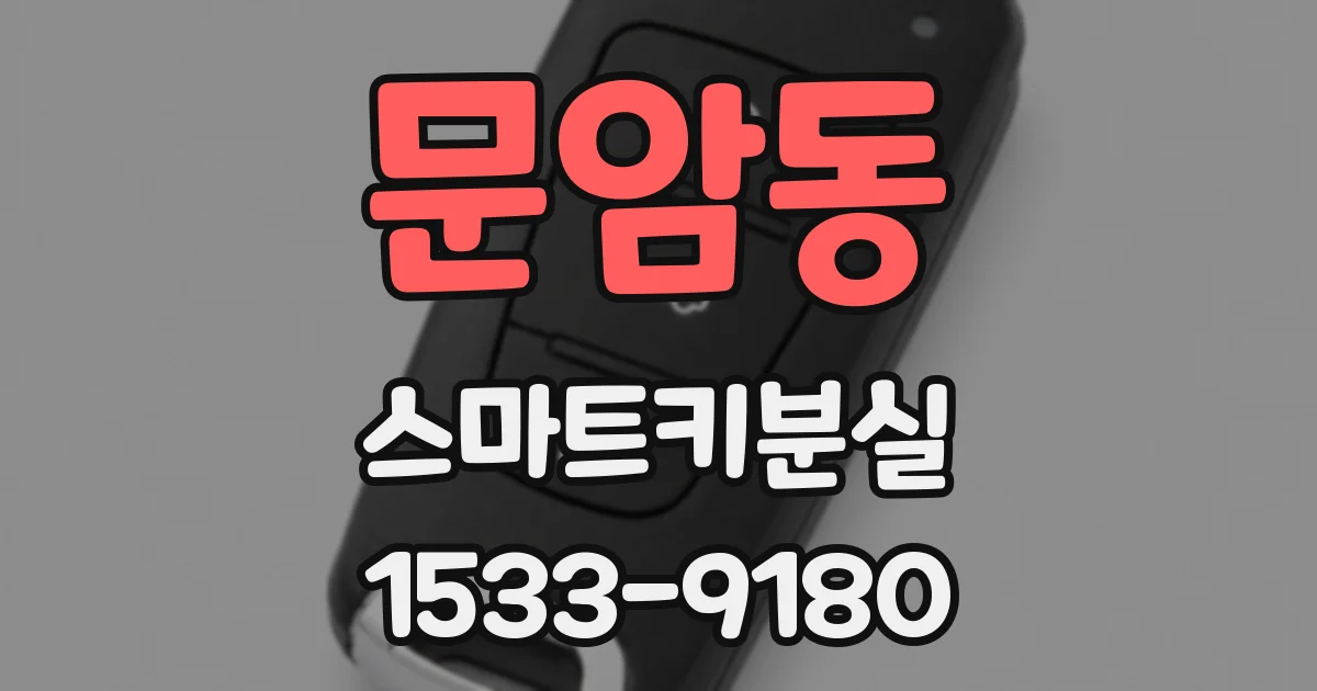 문암동 스마트키분실