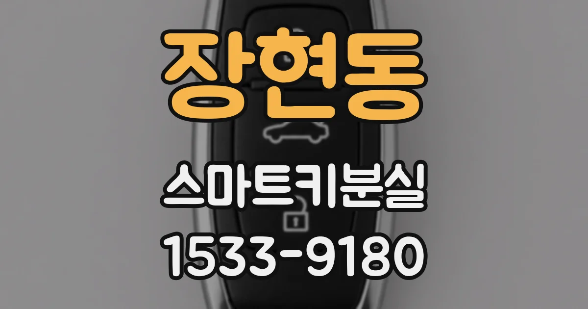장현동 스마트키분실
