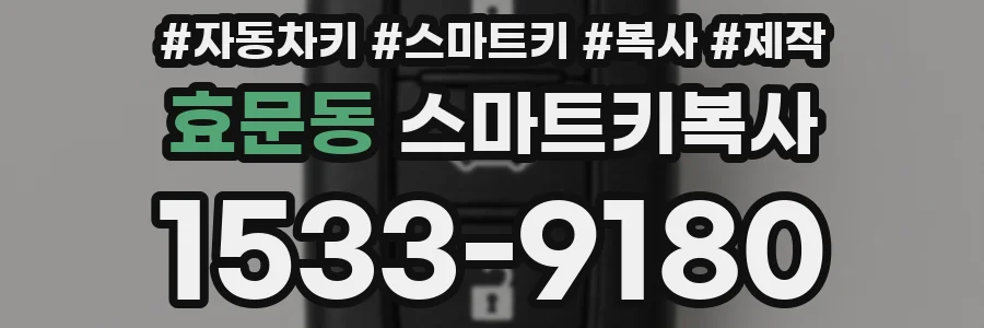 효문동 스마트키복사