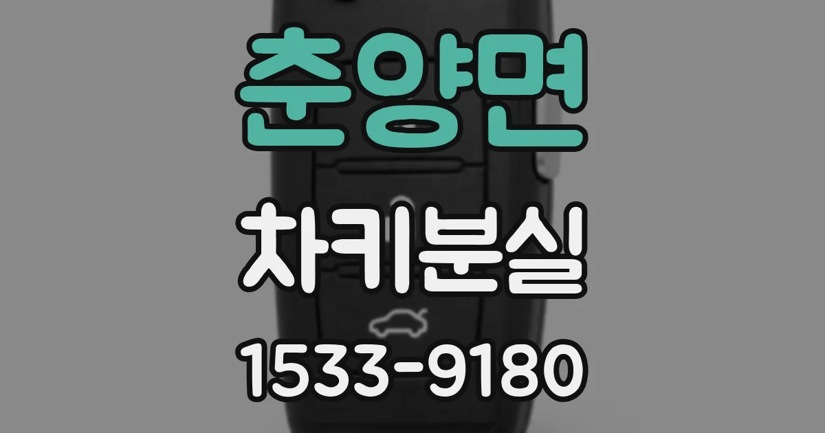 춘양면 차키분실