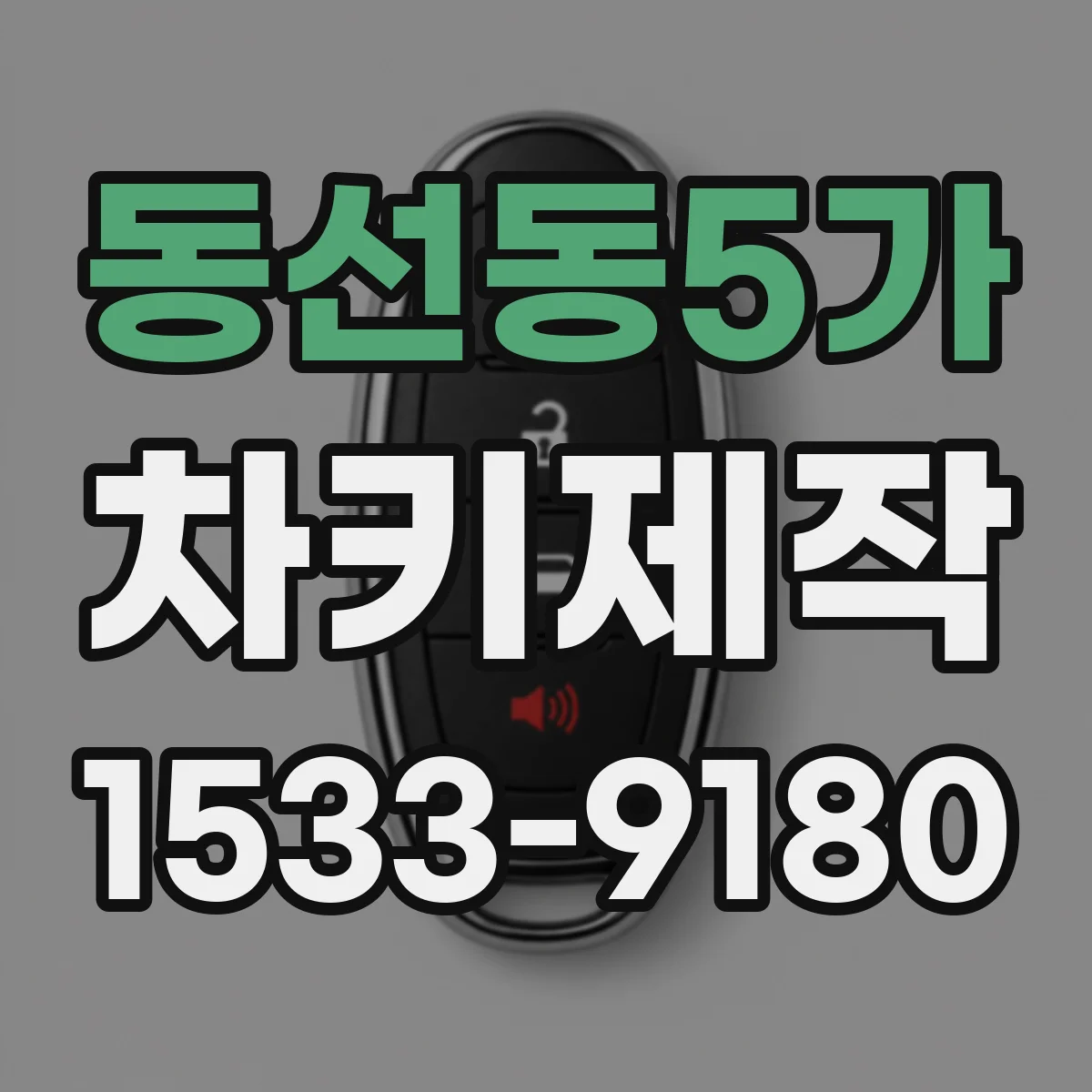 동선동5가 차키제작