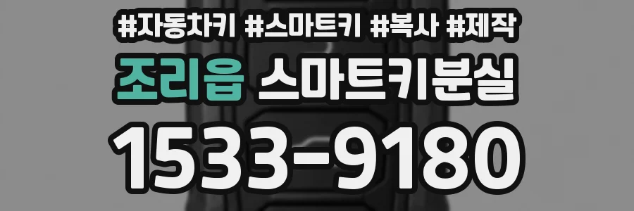 조리읍 스마트키분실