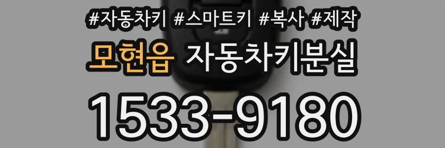 모현읍 자동차키분실