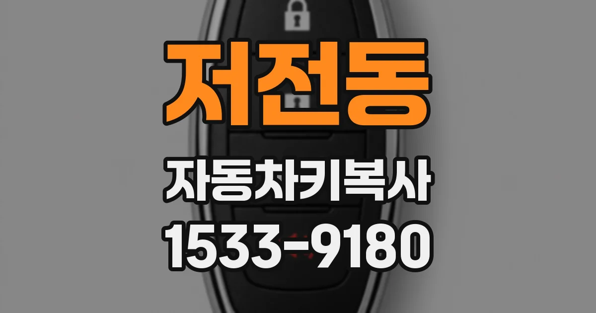 저전동 자동차키복사