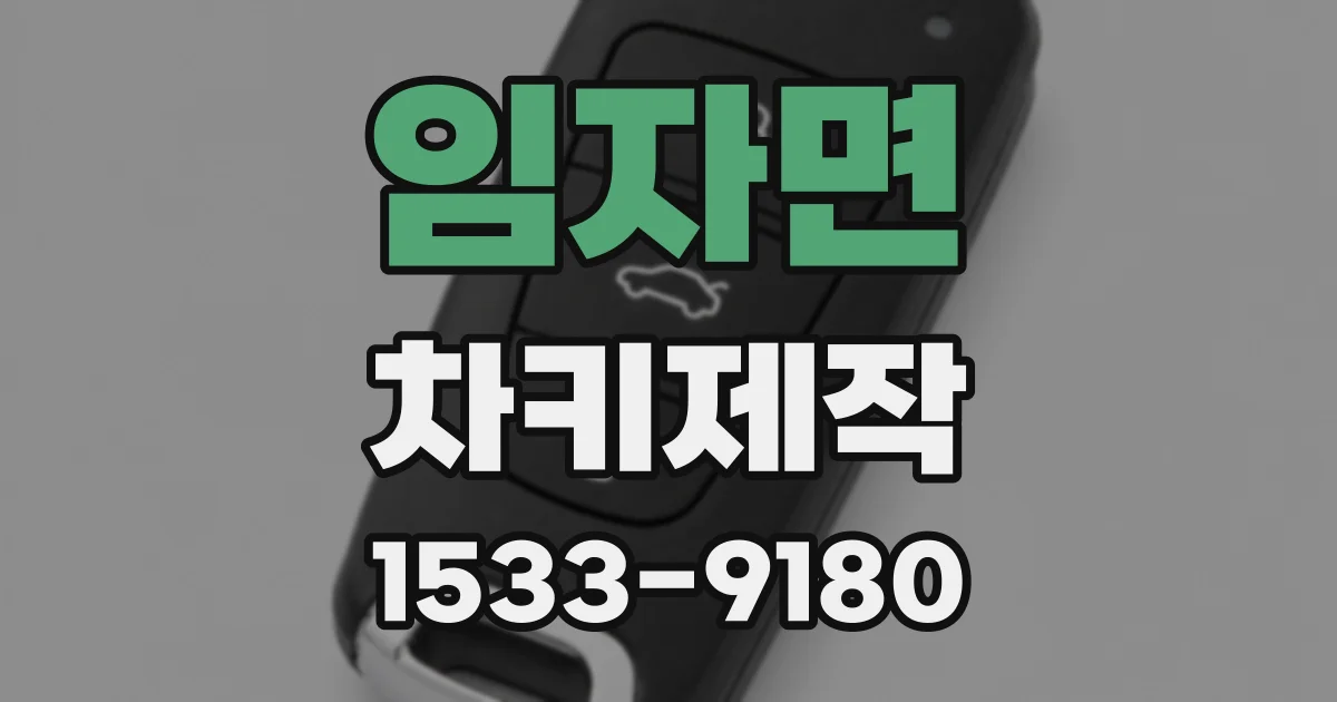 임자면 차키제작
