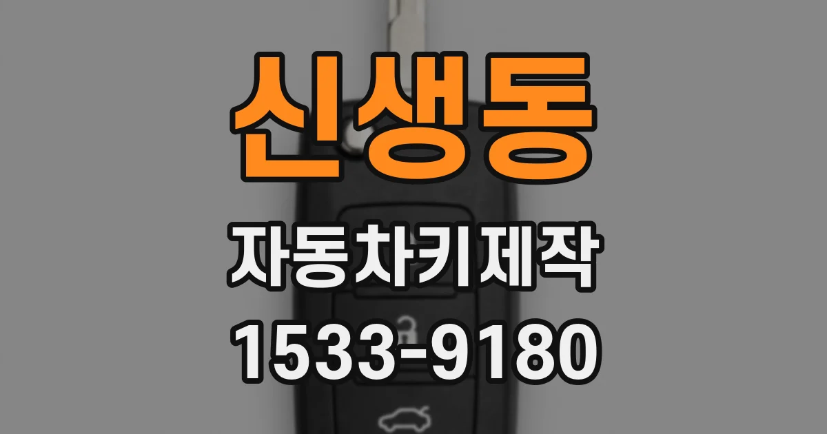 신생동 자동차키제작