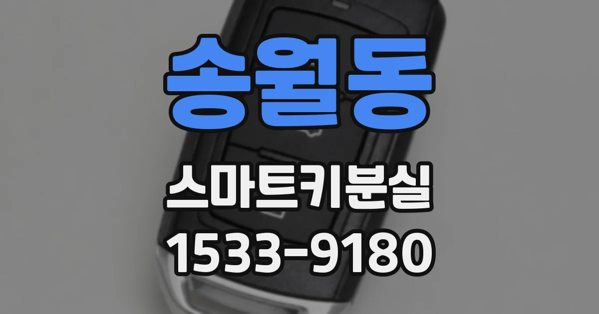 송월동 스마트키분실