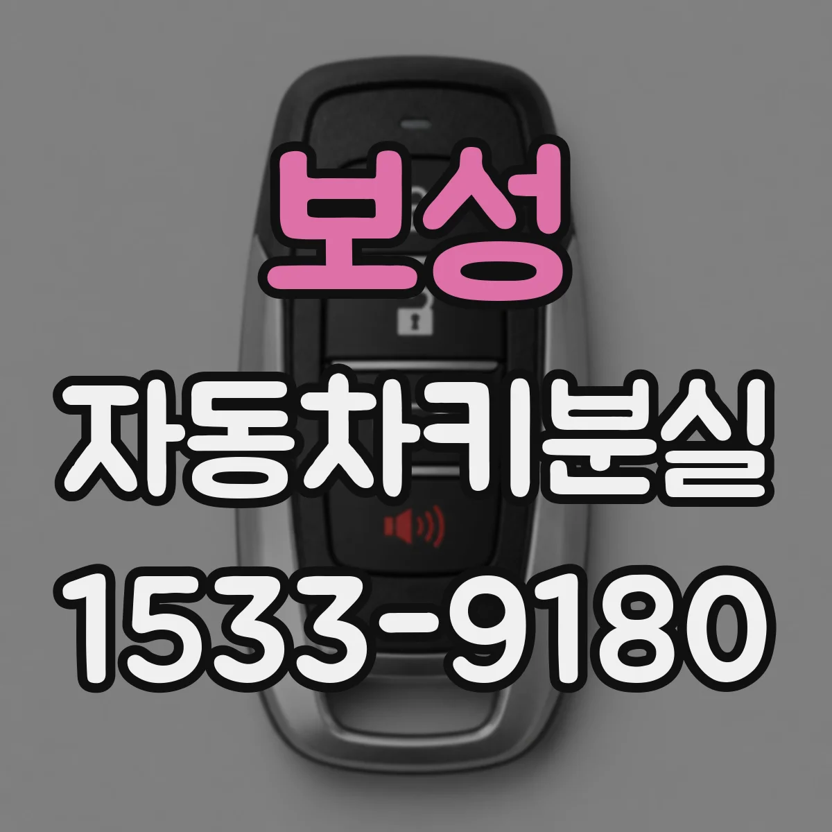 보성 자동차키분실