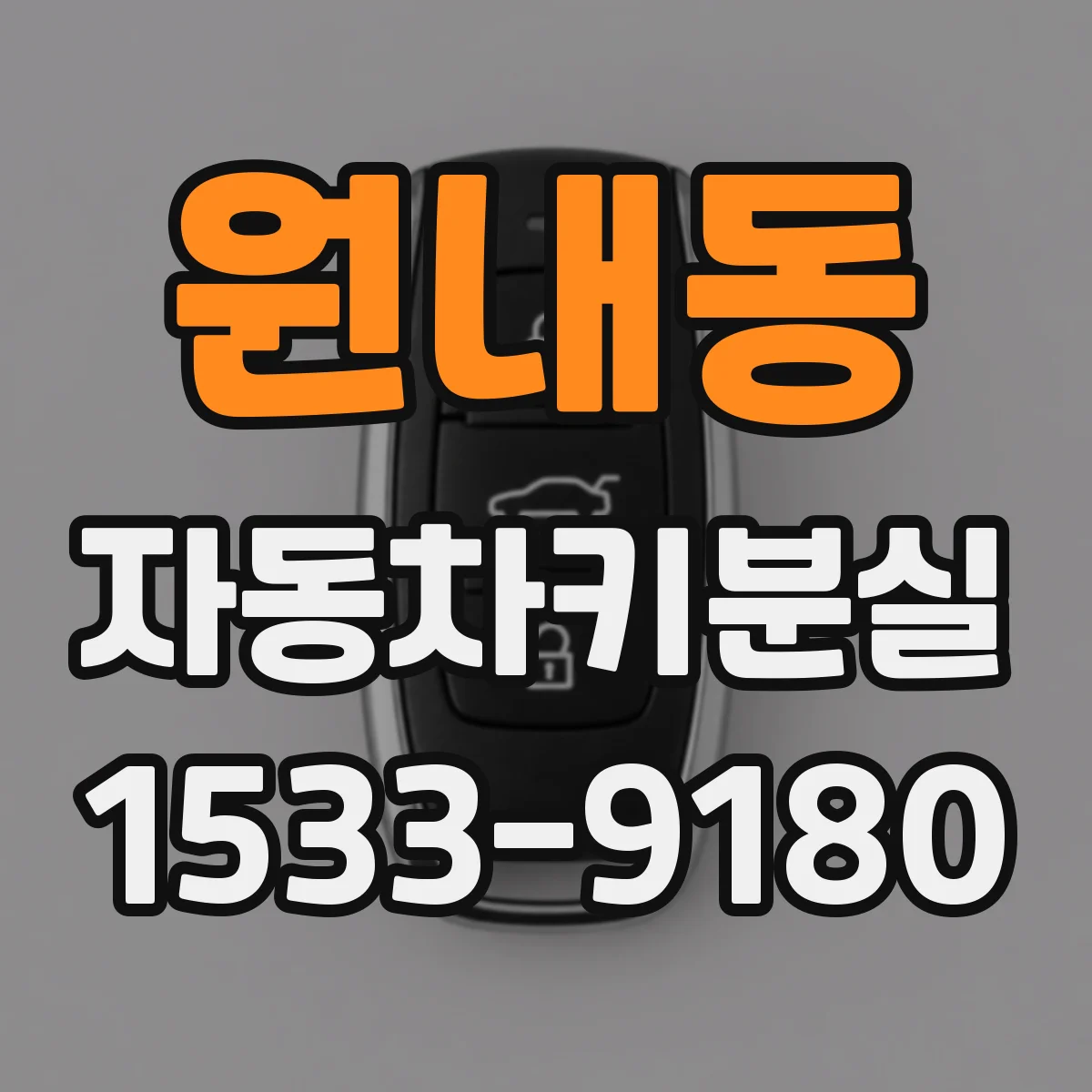 원내동 자동차키분실
