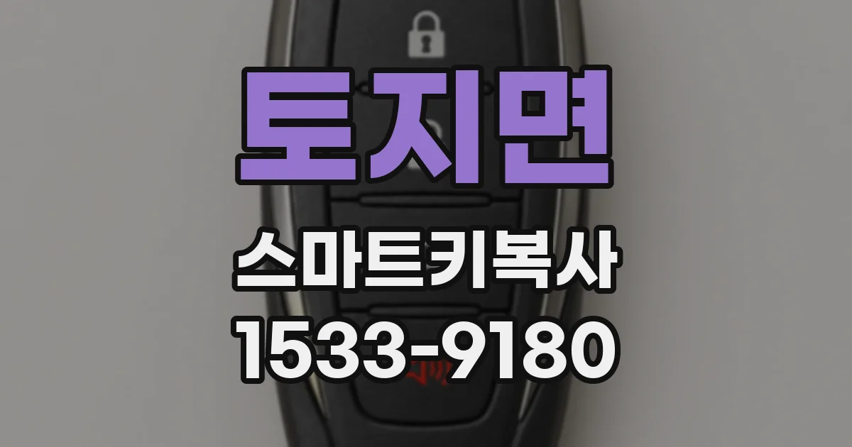 토지면 스마트키복사