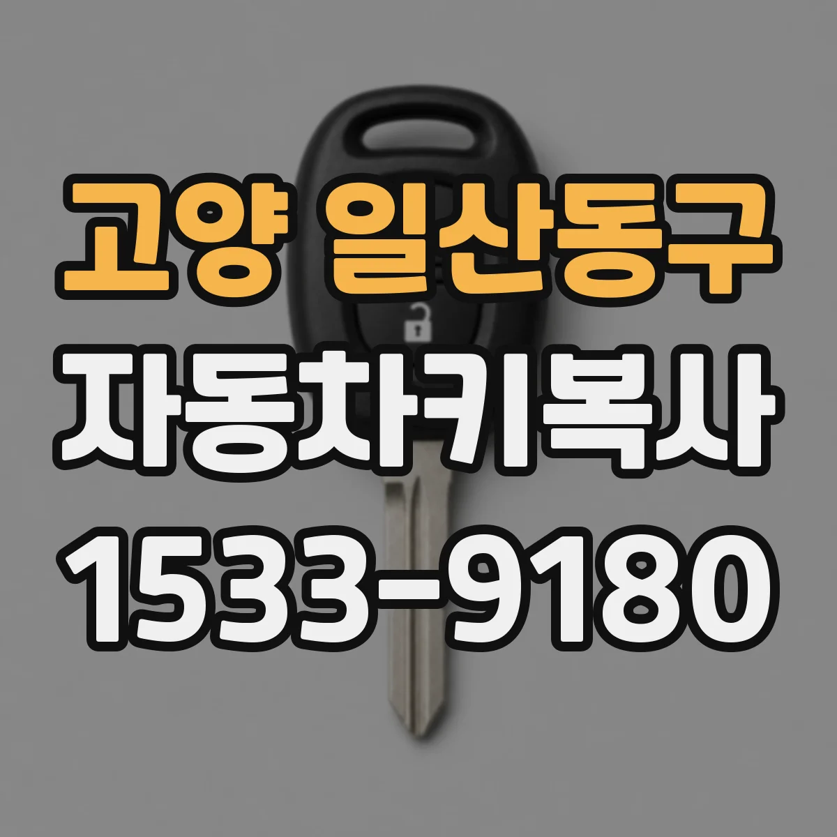 고양 일산동구 자동차키복사