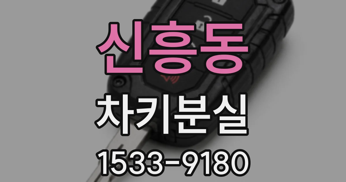신흥동 차키분실