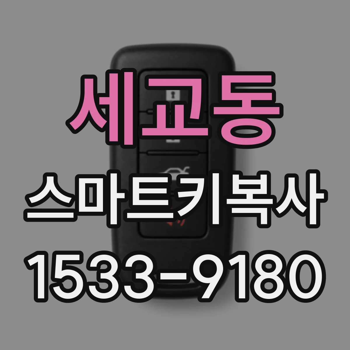 세교동 스마트키복사
