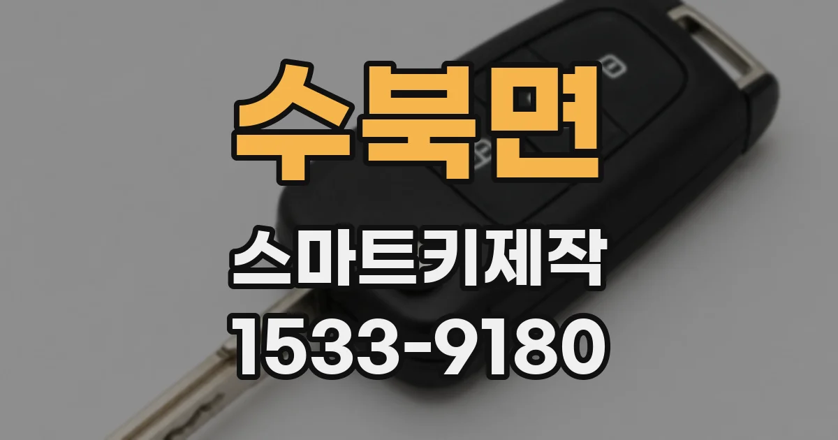 수북면 스마트키제작