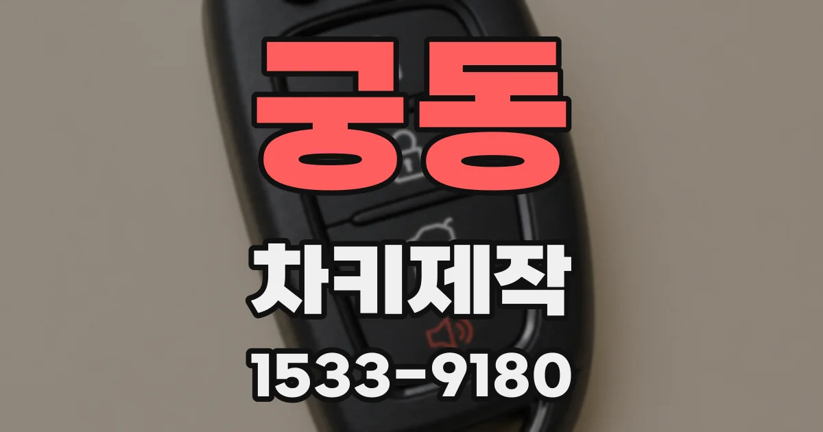 궁동 차키제작