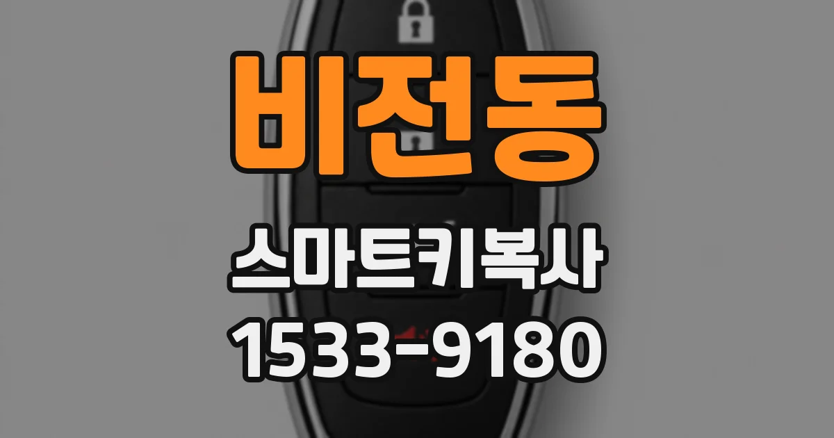 비전동 스마트키복사