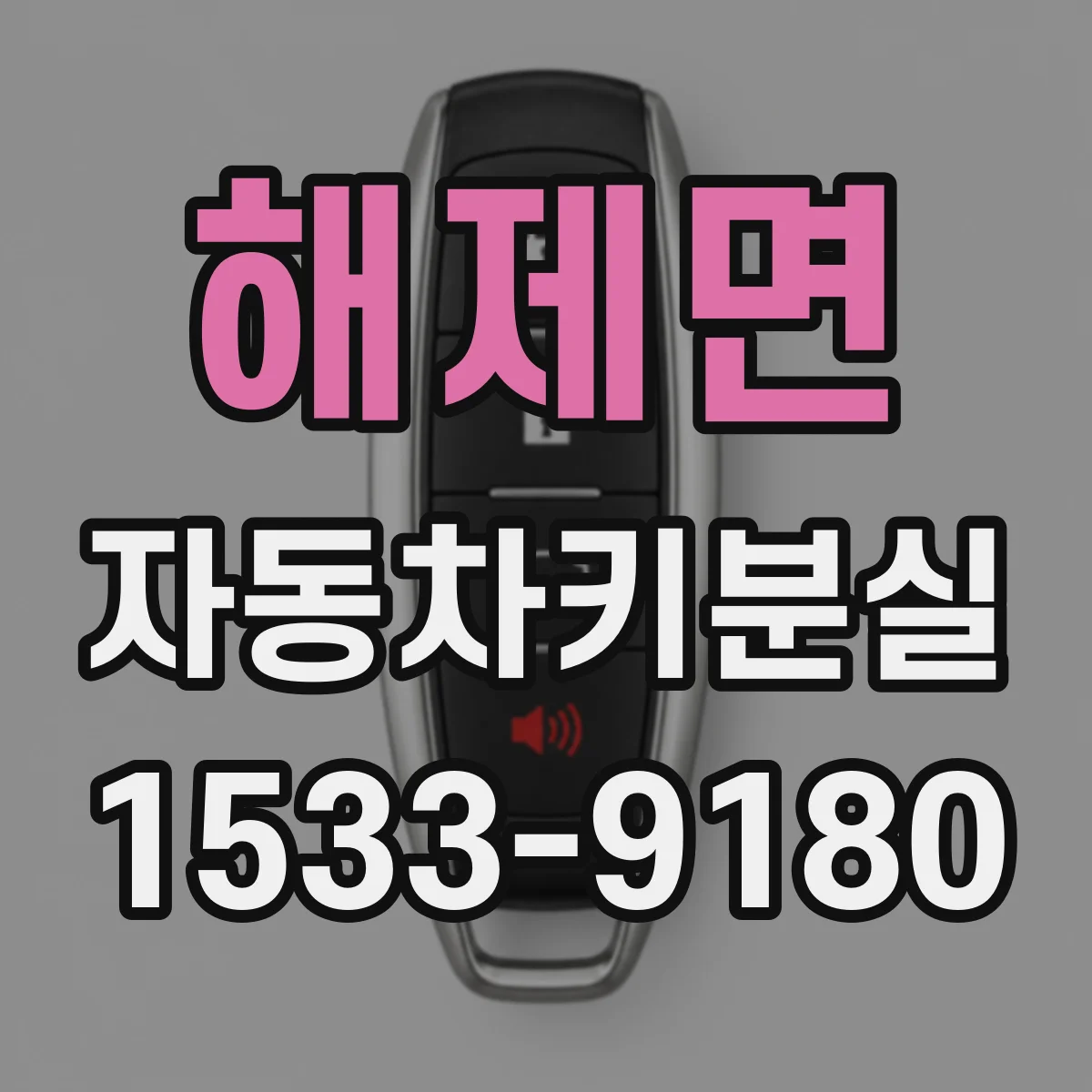 해제면 자동차키분실