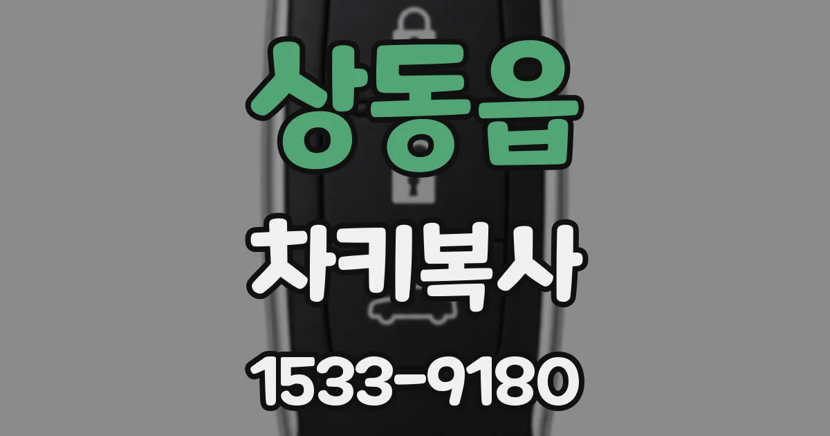 상동읍 차키복사