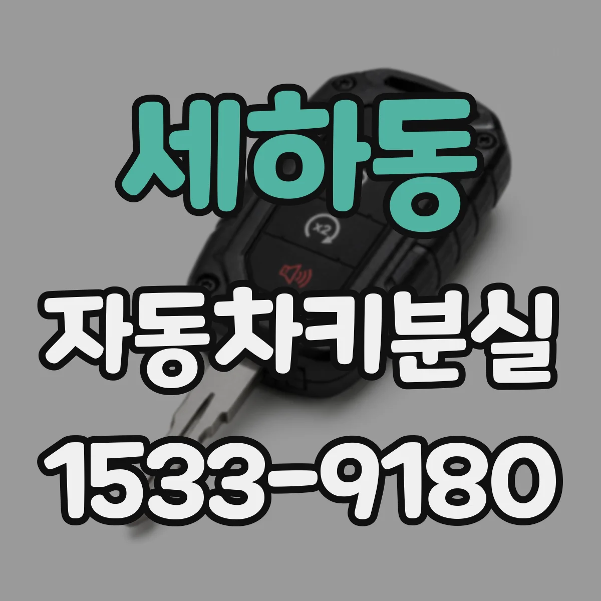 세하동 자동차키분실