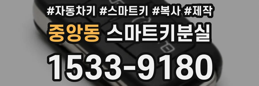 중앙동 스마트키분실