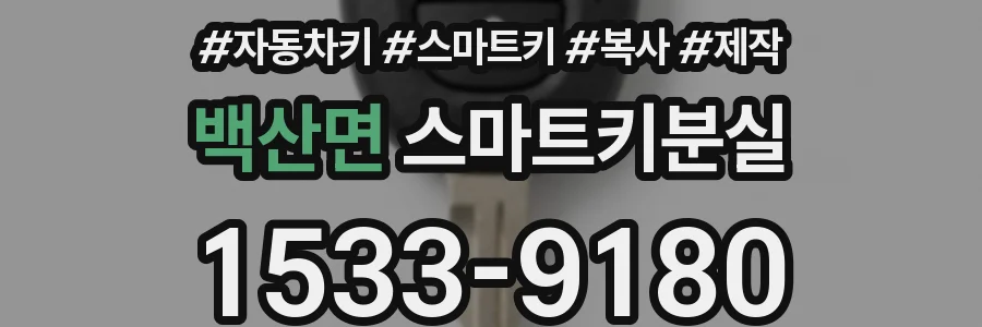백산면 스마트키분실