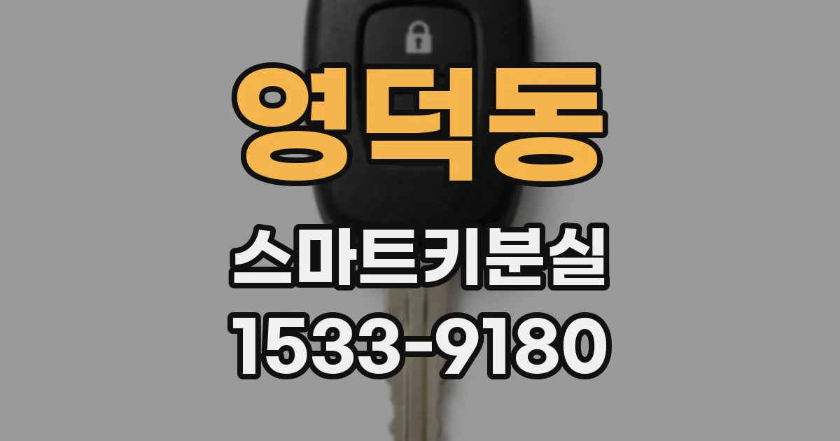 영덕동 스마트키분실