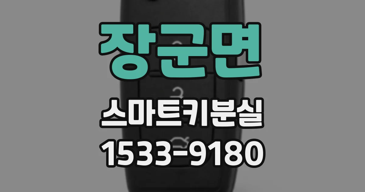 장군면 스마트키분실