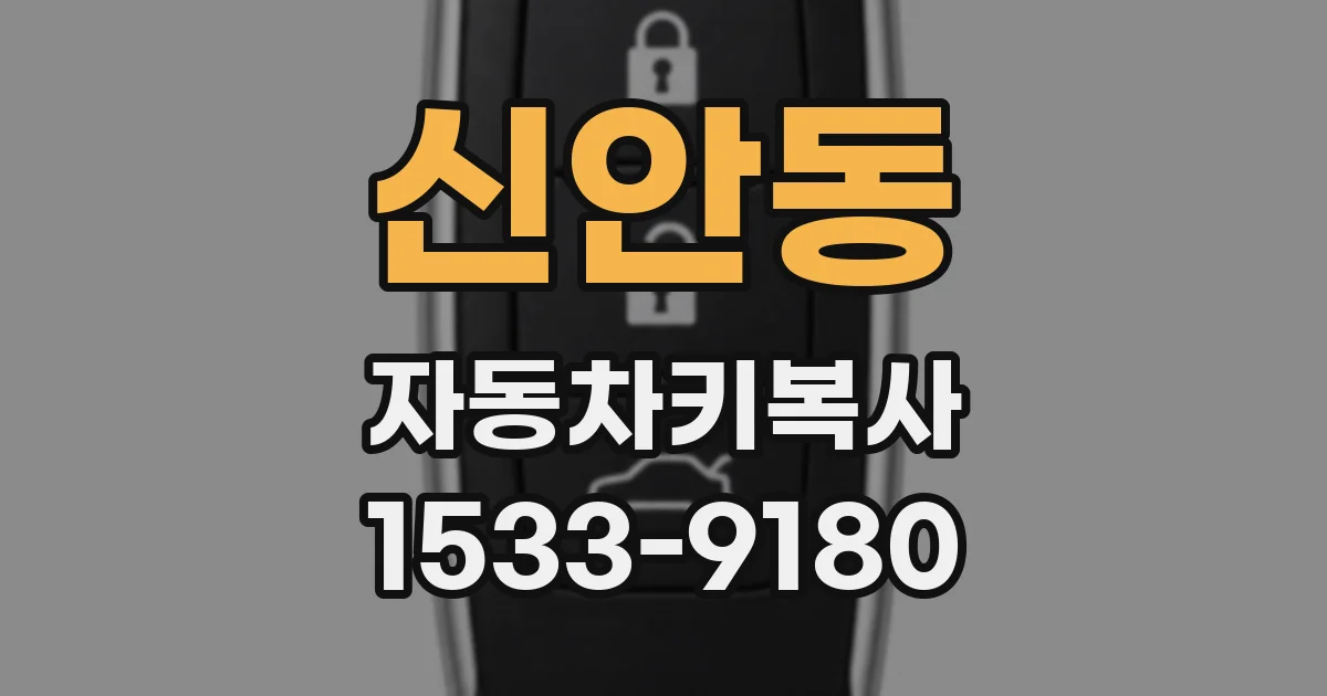 신안동 자동차키복사