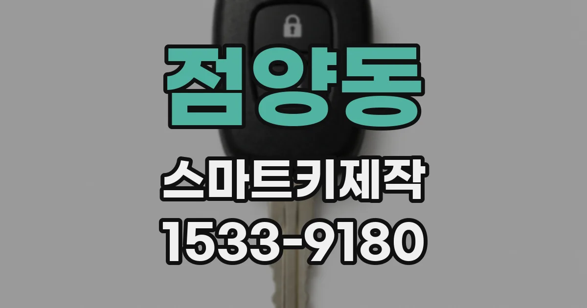 점양동 스마트키제작