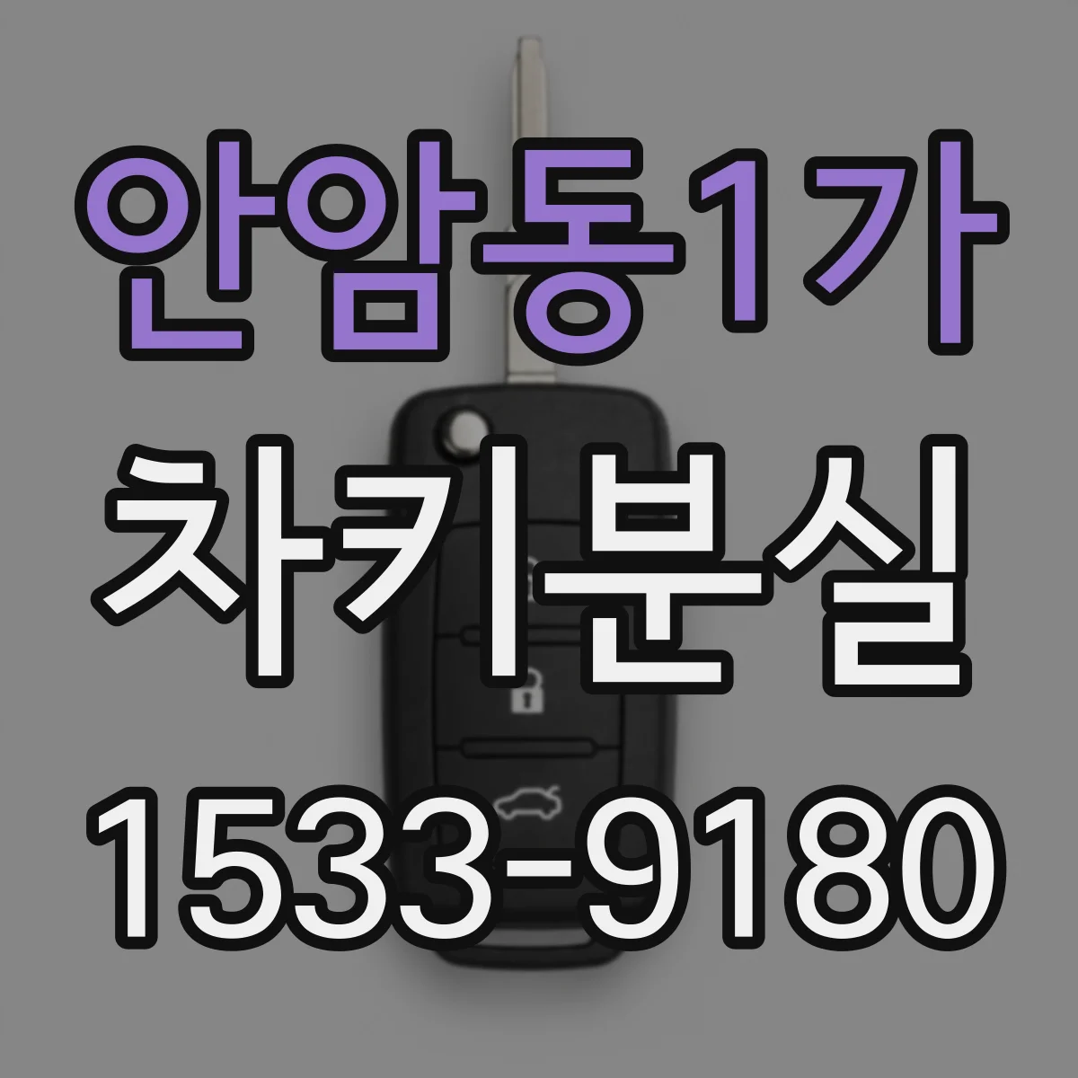안암동1가 차키분실