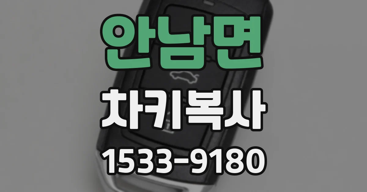 안남면 차키복사